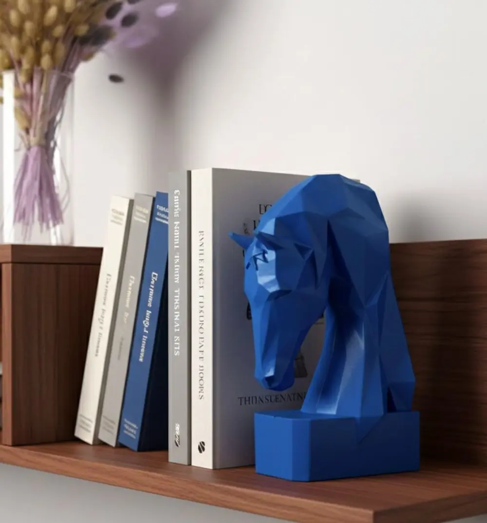 Dekoratif Kitap Tutucu Kübit At Figürlü Biblo