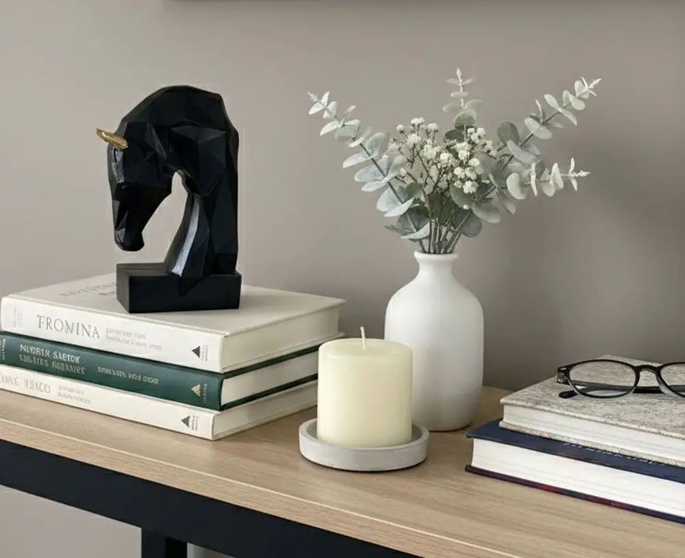 Dekoratif Kitap Tutucu Kübit At Figürlü Biblo