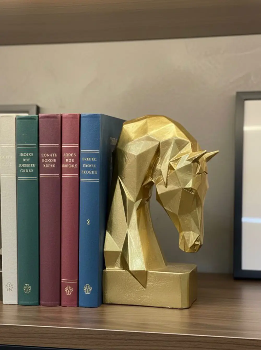 Dekoratif Kitap Tutucu Kübit At Figürlü Biblo