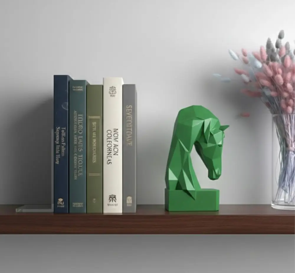 Dekoratif Kitap Tutucu Kübit At Figürlü Biblo