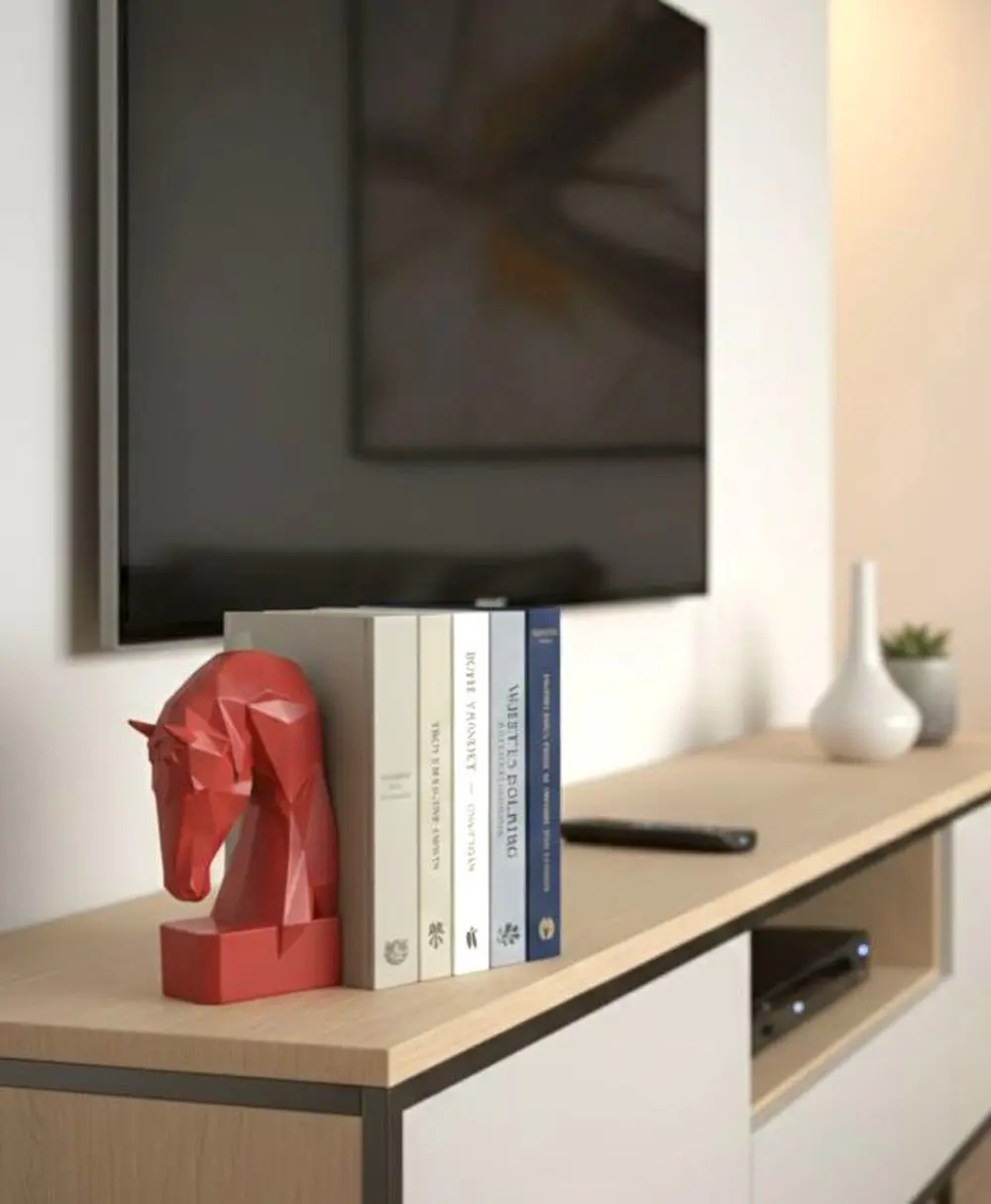 Dekoratif Kitap Tutucu Kübit At Figürlü Biblo