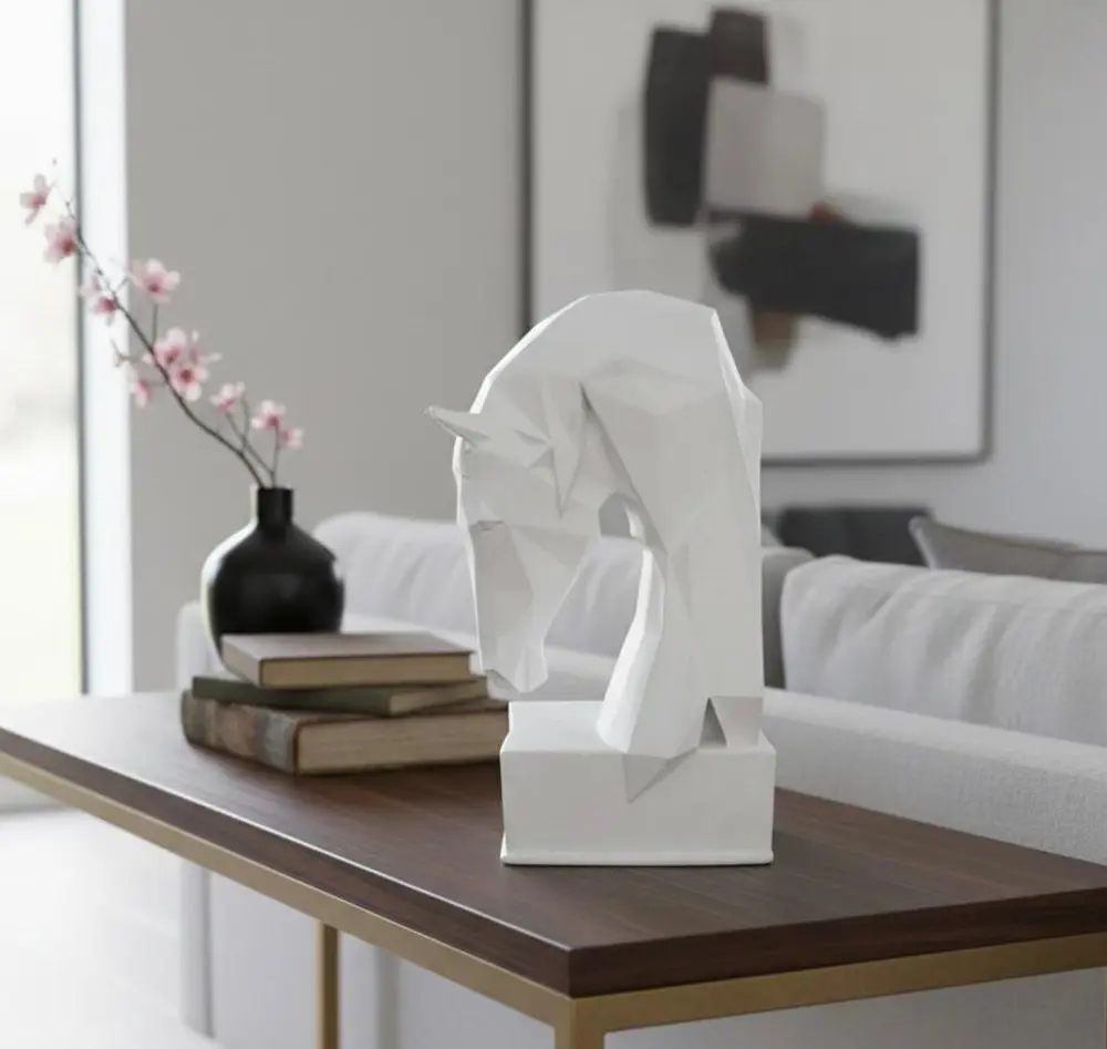 Dekoratif Kitap Tutucu Kübit At Figürlü Biblo