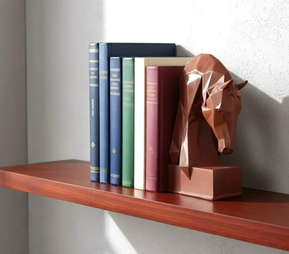 Dekoratif Kitap Tutucu Kübit At Figürlü Biblo