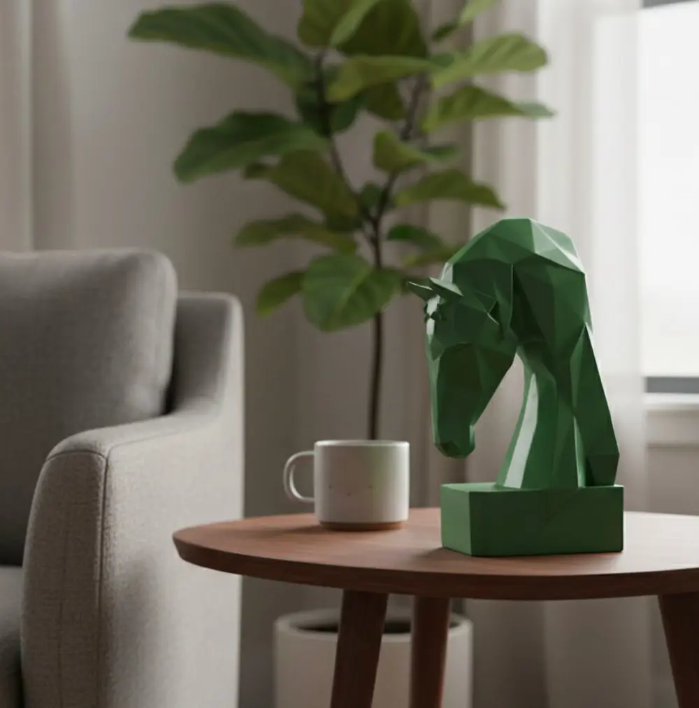 Dekoratif Kitap Tutucu Kübit At Figürlü Biblo