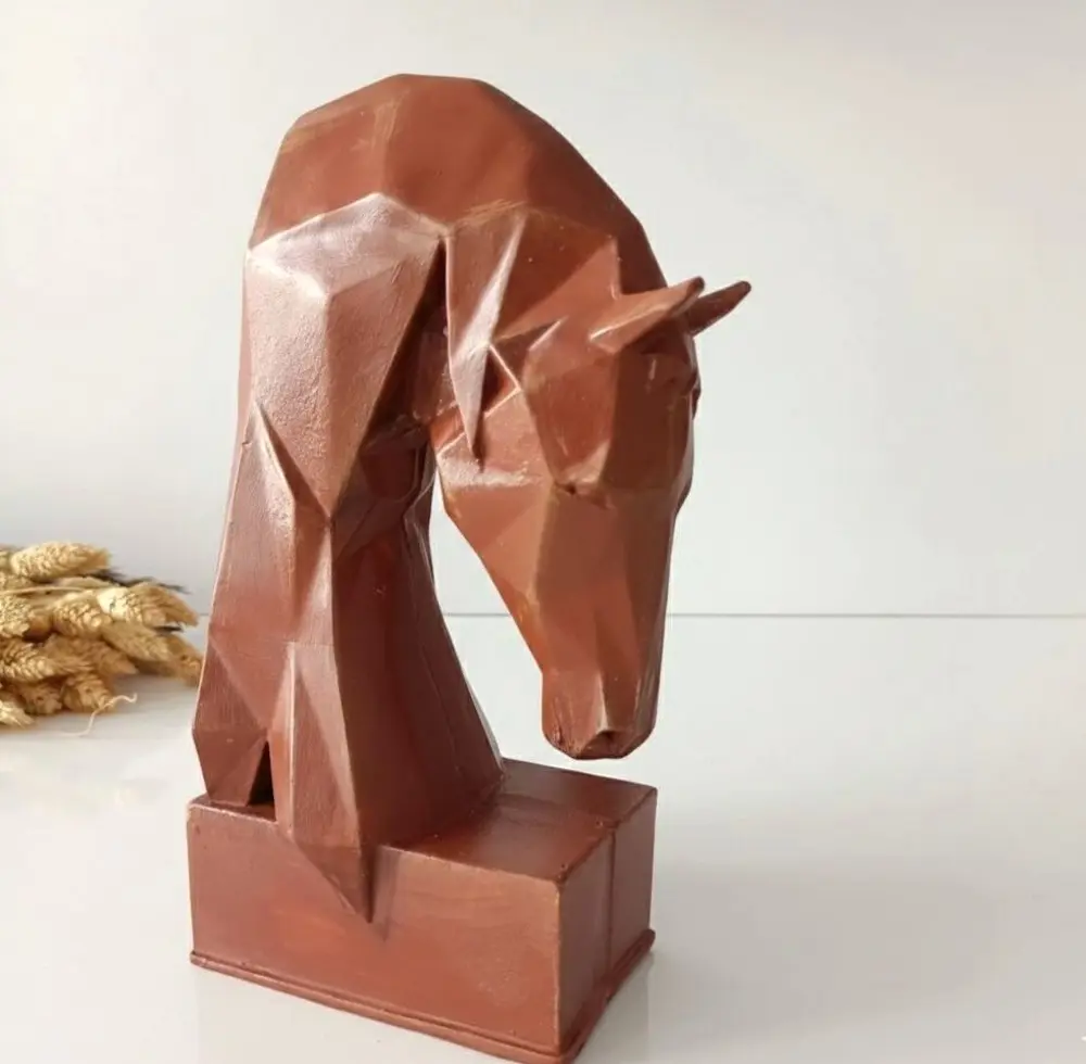 Dekoratif Kitap Tutucu Kübit At Figürlü Biblo