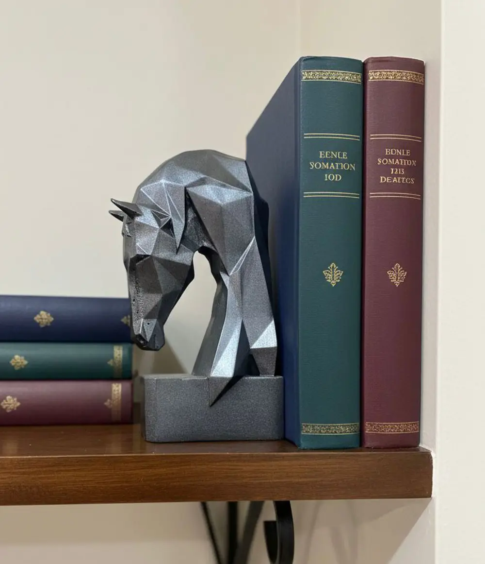 Dekoratif Kitap Tutucu Kübit At Figürlü Biblo