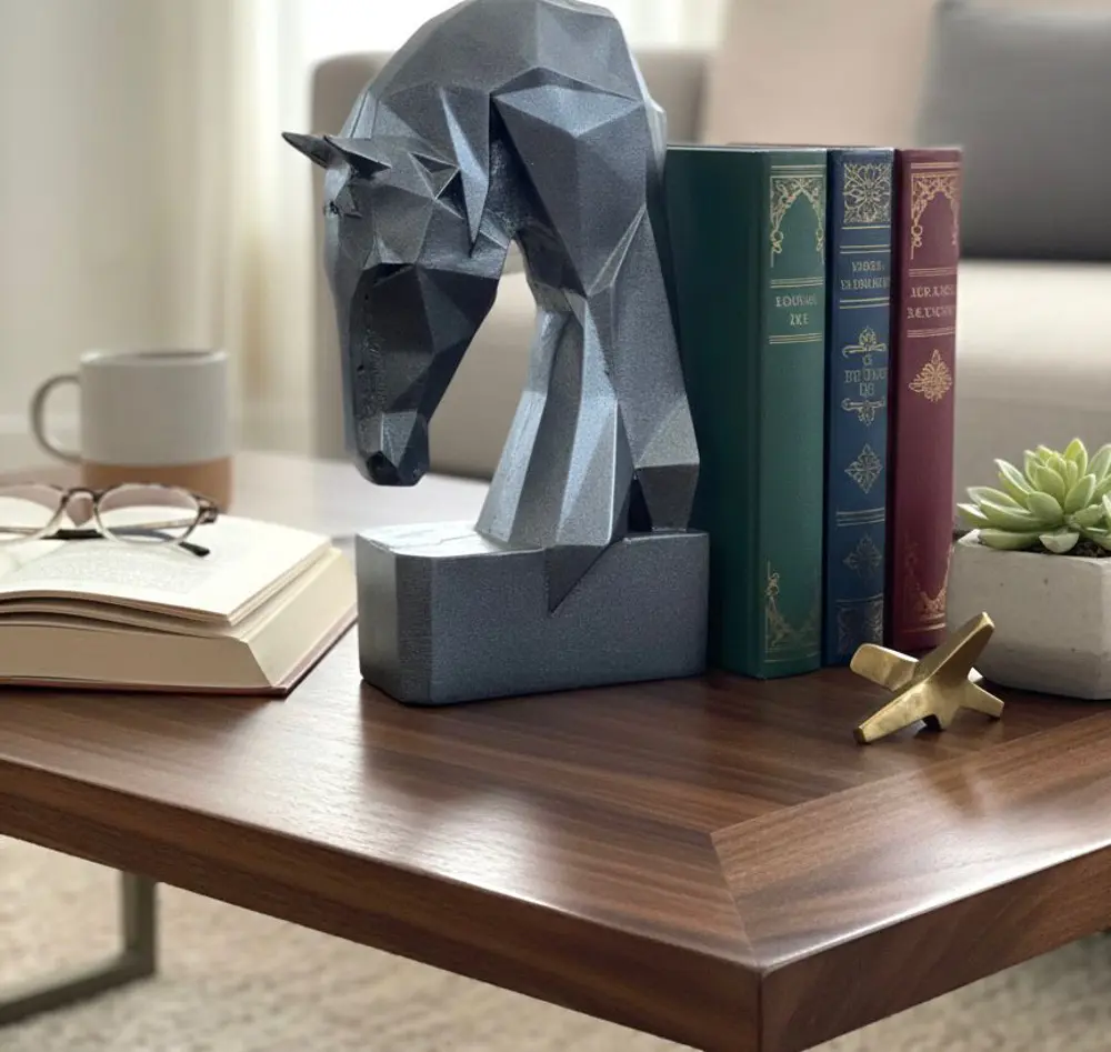 Dekoratif Kitap Tutucu Kübit At Figürlü Biblo