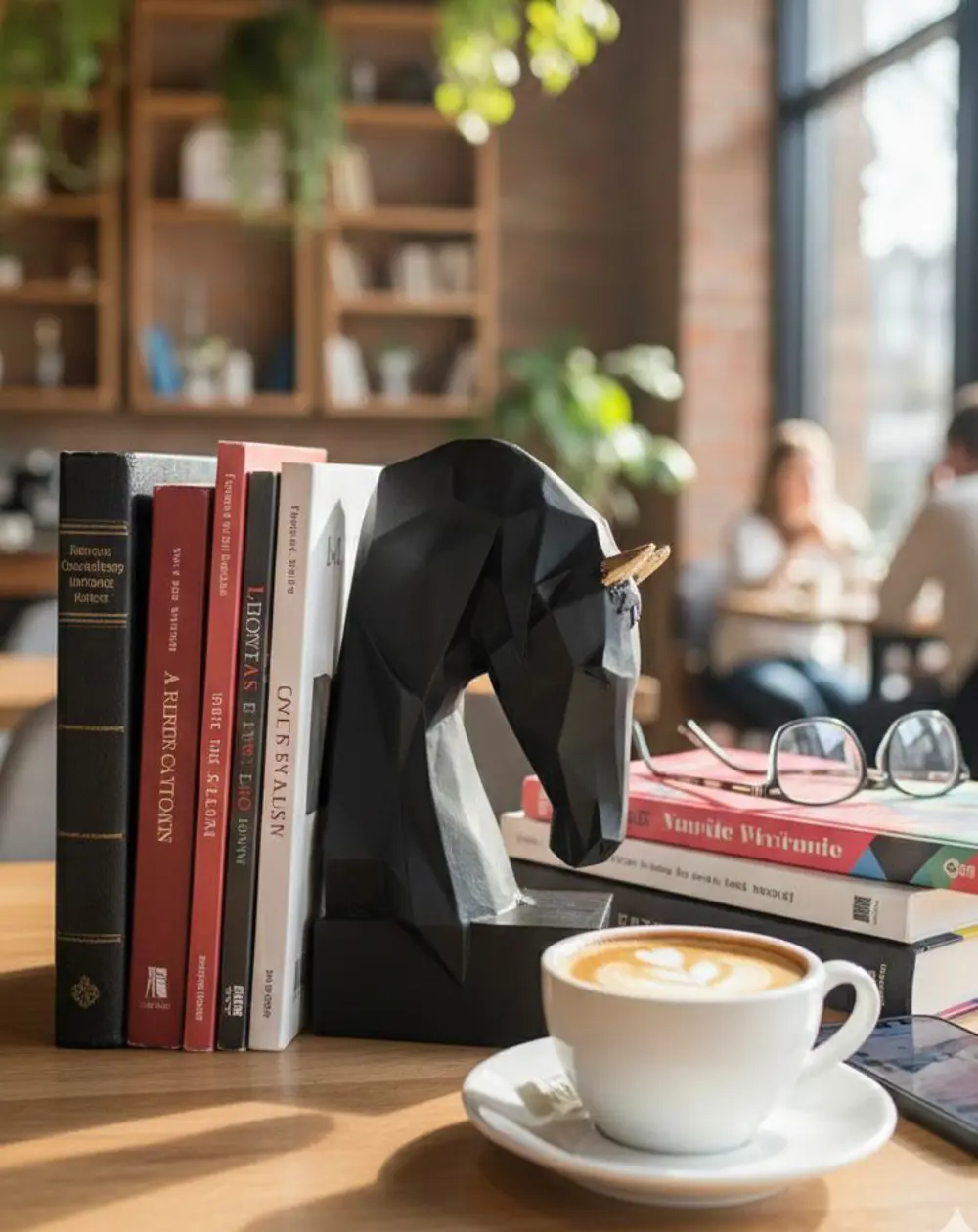 Dekoratif Kitap Tutucu Kübit At Figürlü Biblo