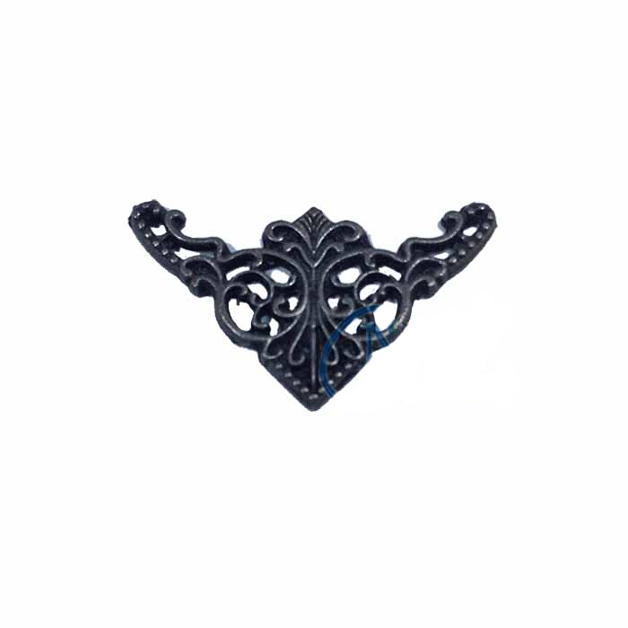 Dekoratif Köşe Süsü, Köşelik - Küçük, 19x34mm, Eskitme, 100 Adet Dekoratif Köşe Süsü, Köşelik - Küçük, 19x34mm, Eskitme, 100 Adet