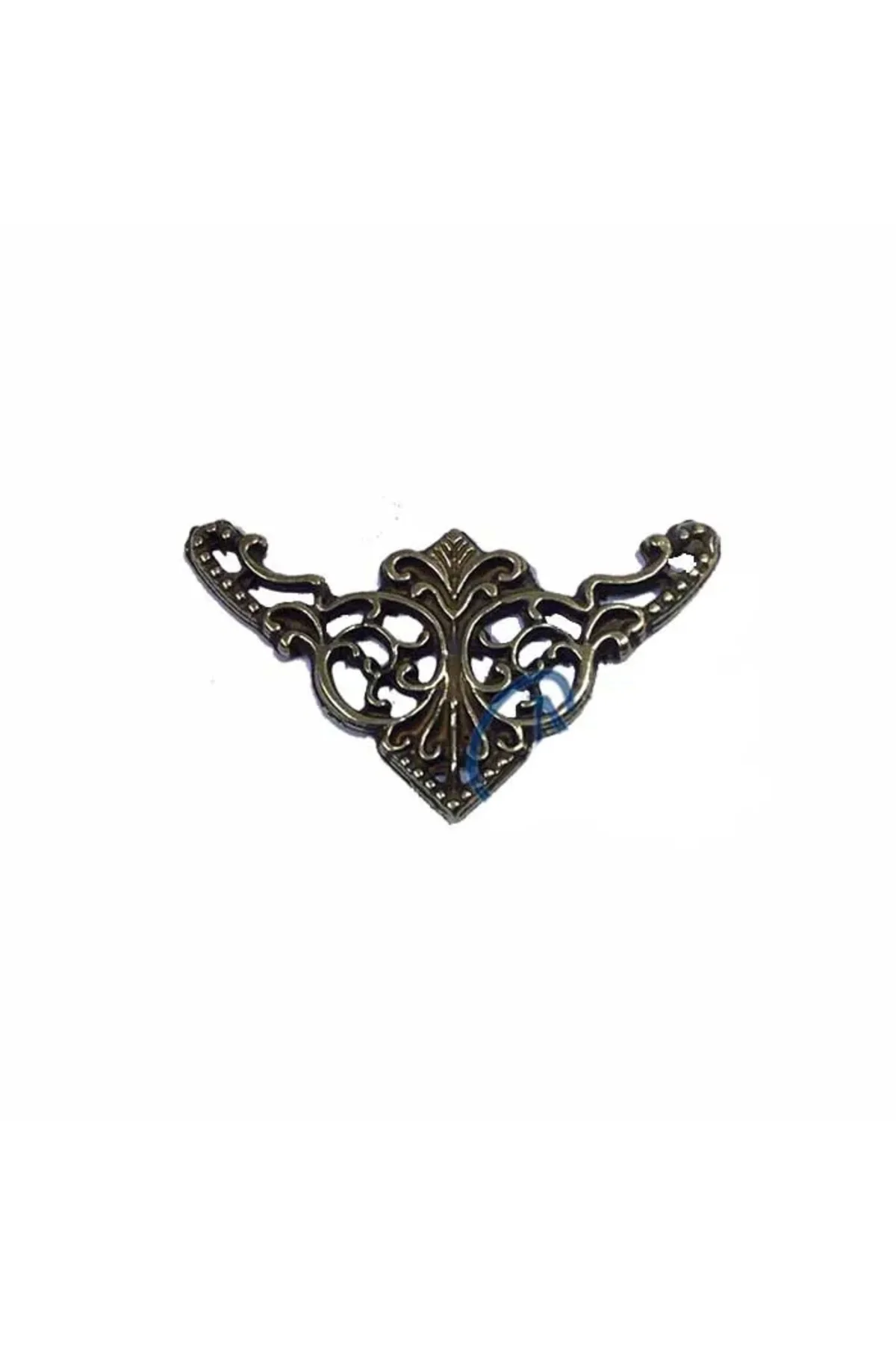Dekoratif Köşe Süsü, Köşelik - Küçük, 19x34mm, Antik, 100 Adet Dekoratif Köşe Süsü, Köşelik - Küçük, 19x34mm, Antik, 100 Adet