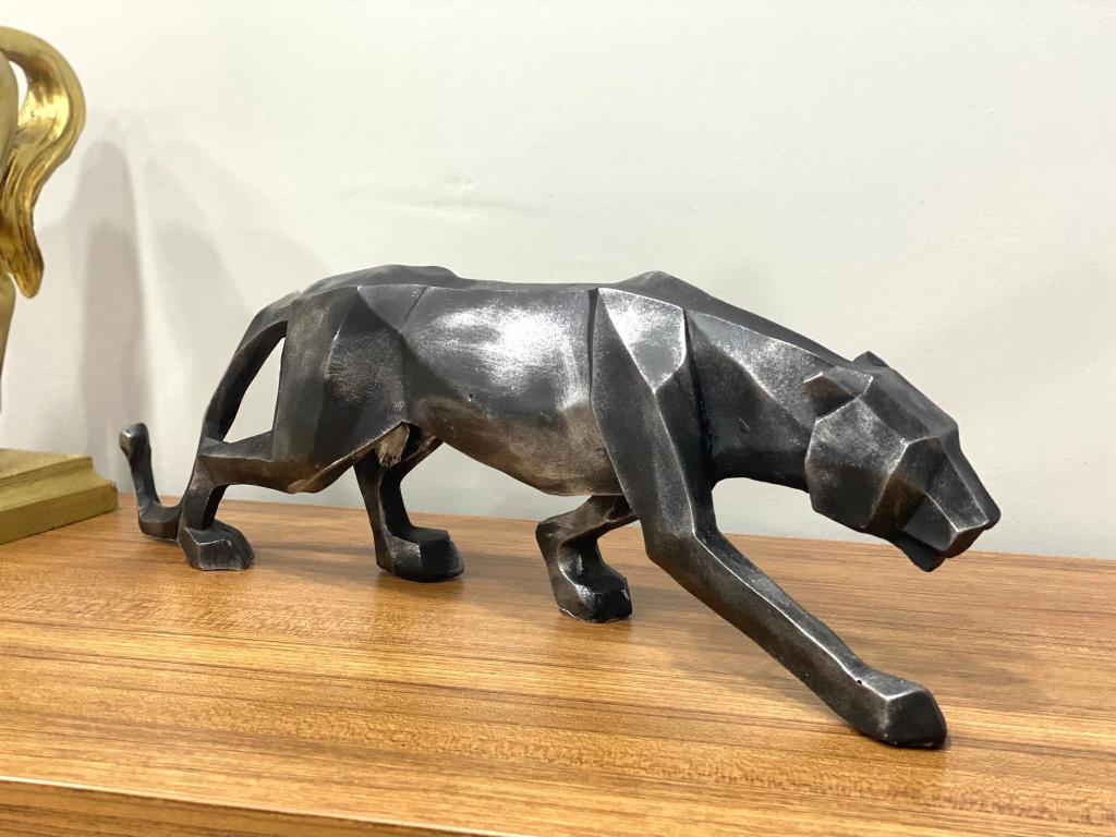 Dekoratif Kübik Leopar