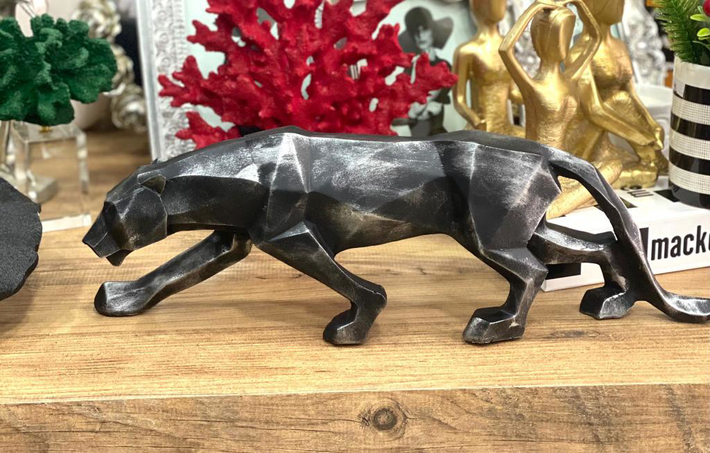 Dekoratif Kübik Leopar