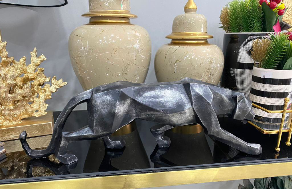 Dekoratif Kübik Leopar