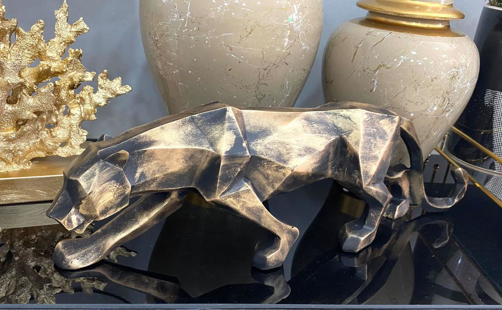 Dekoratif Kübik Leopar