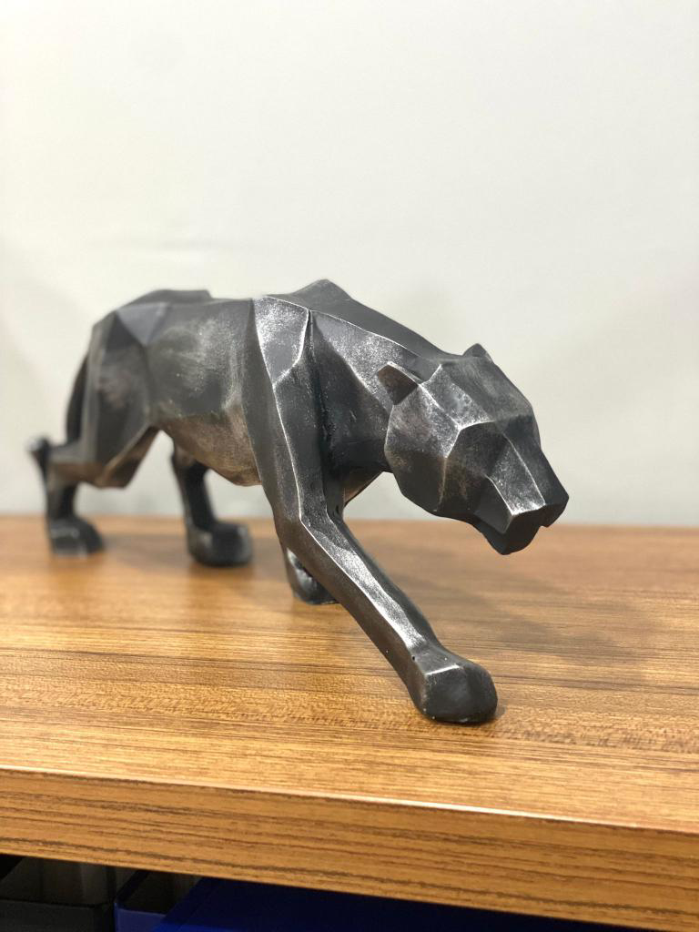 Dekoratif Kübik Leopar