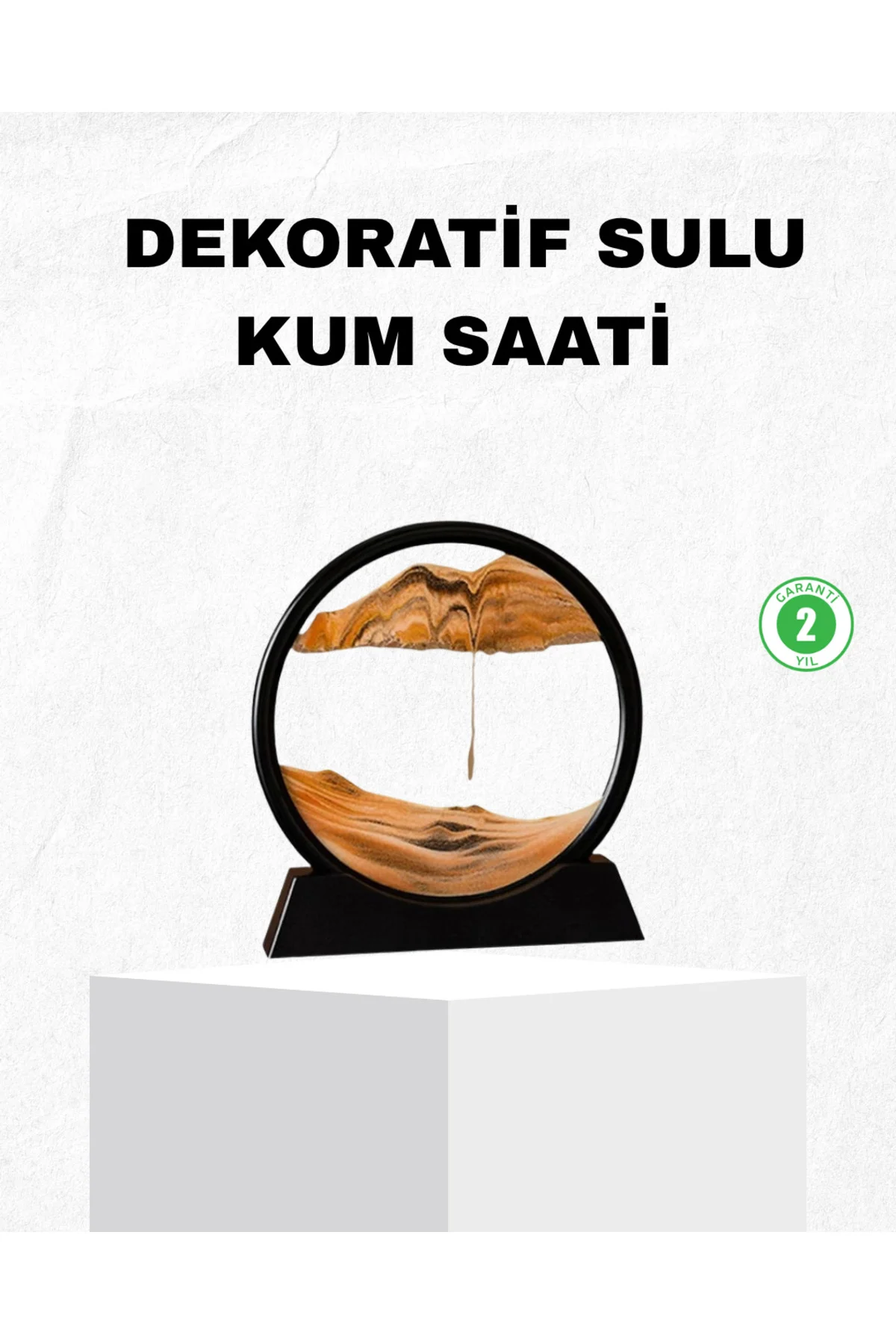 Dekoratif Kum Saati – Şık Masa Üstü Aksesuar, Dayanıklı Malzeme, Modern ve Klasik Tasarım