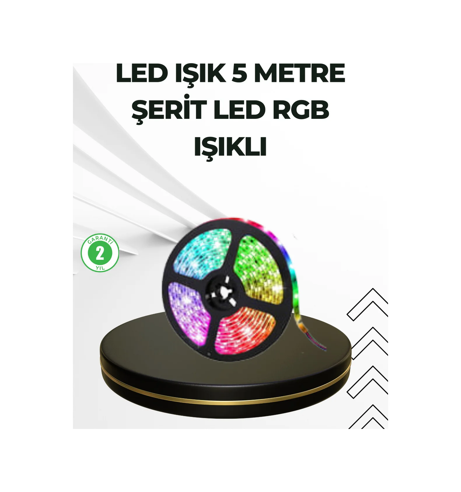Dekoratif Kumandalı Şerit Led 5 Metre - Lisinya