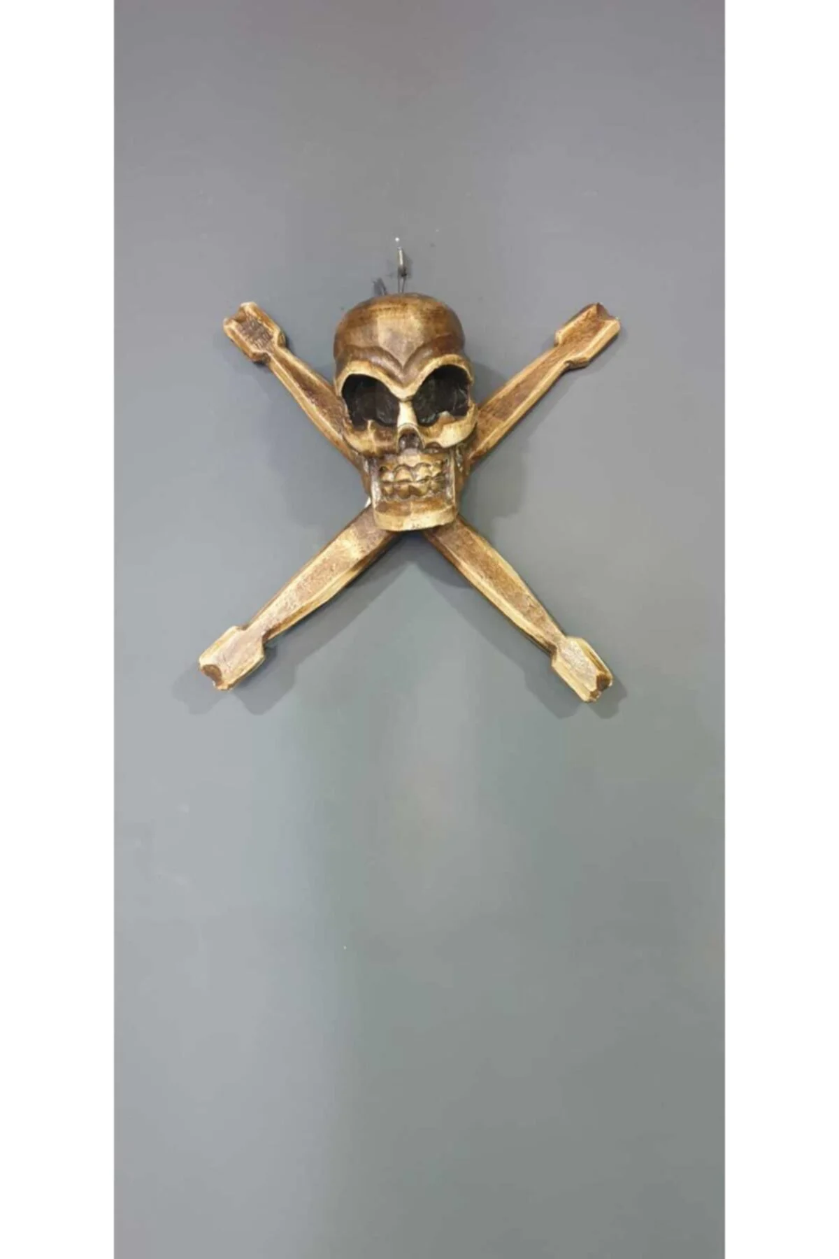 Dekoratif Kuru Kafa Mask 40 Cm