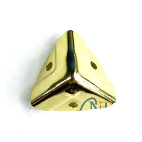 Dekoratif, Kutu, Sandık Köşesi - 35x22 mm, Küçük, Sarı, 100 Adet