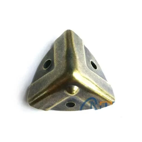 Dekoratif, Kutu, Sandık Köşesi - 35x22 Mm, Küçük, Antik, 100 Adet