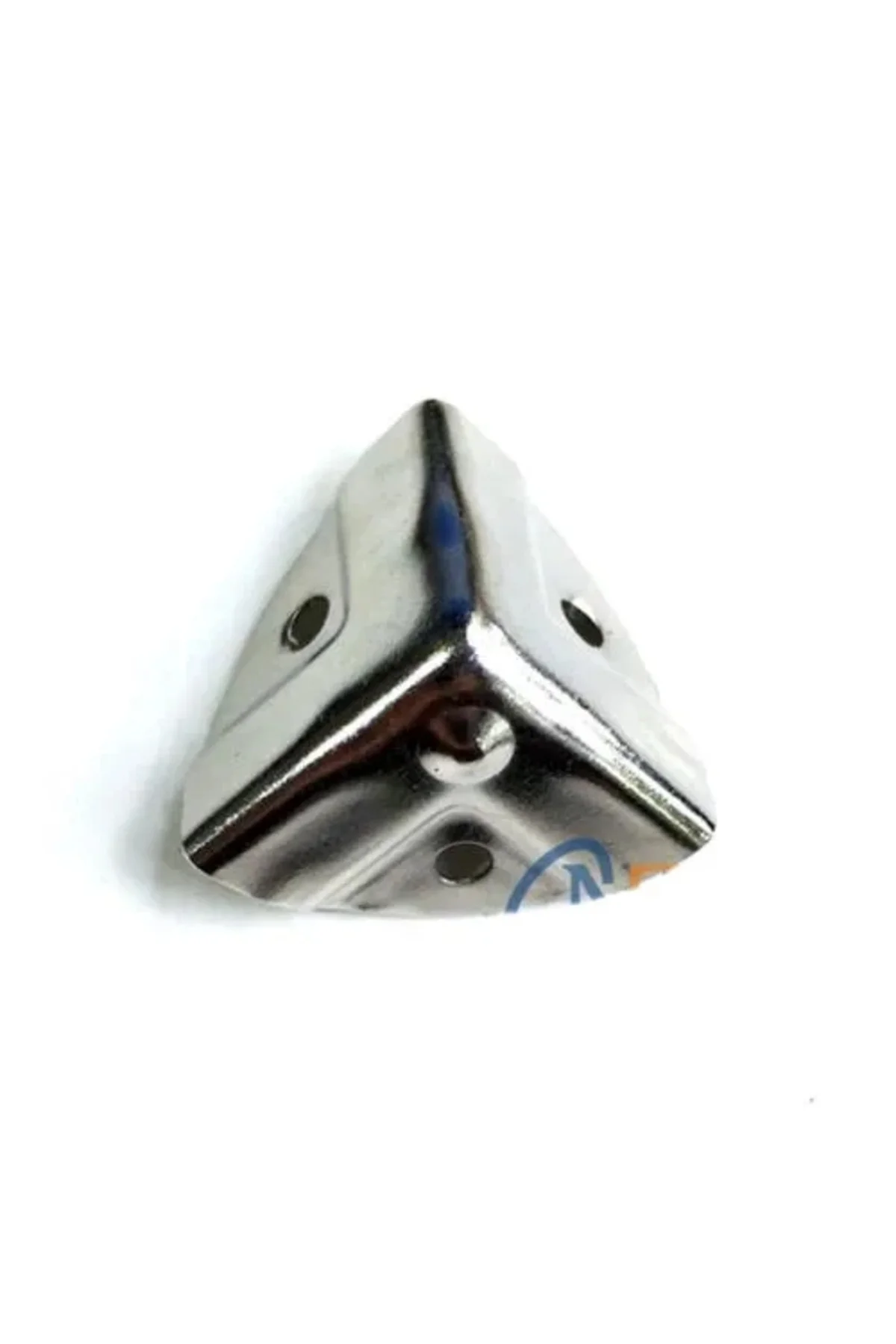 Dekoratif, Kutu, Sandık Köşesi - 35x22 Mm, Küçük, Nikel, 100 Adet