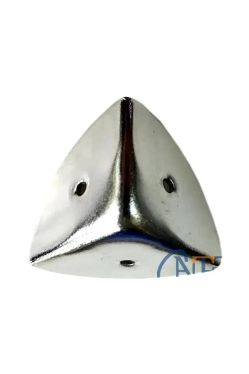 Dekoratif, Kutu, Sandık Köşesi - 45x28 Mm, Büyük, Nikel, 100 Adet