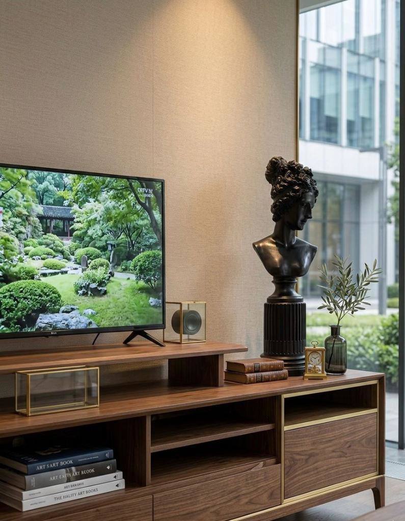 Dekoratif Lafayette Sutunlu Kadın Biblo Heykel