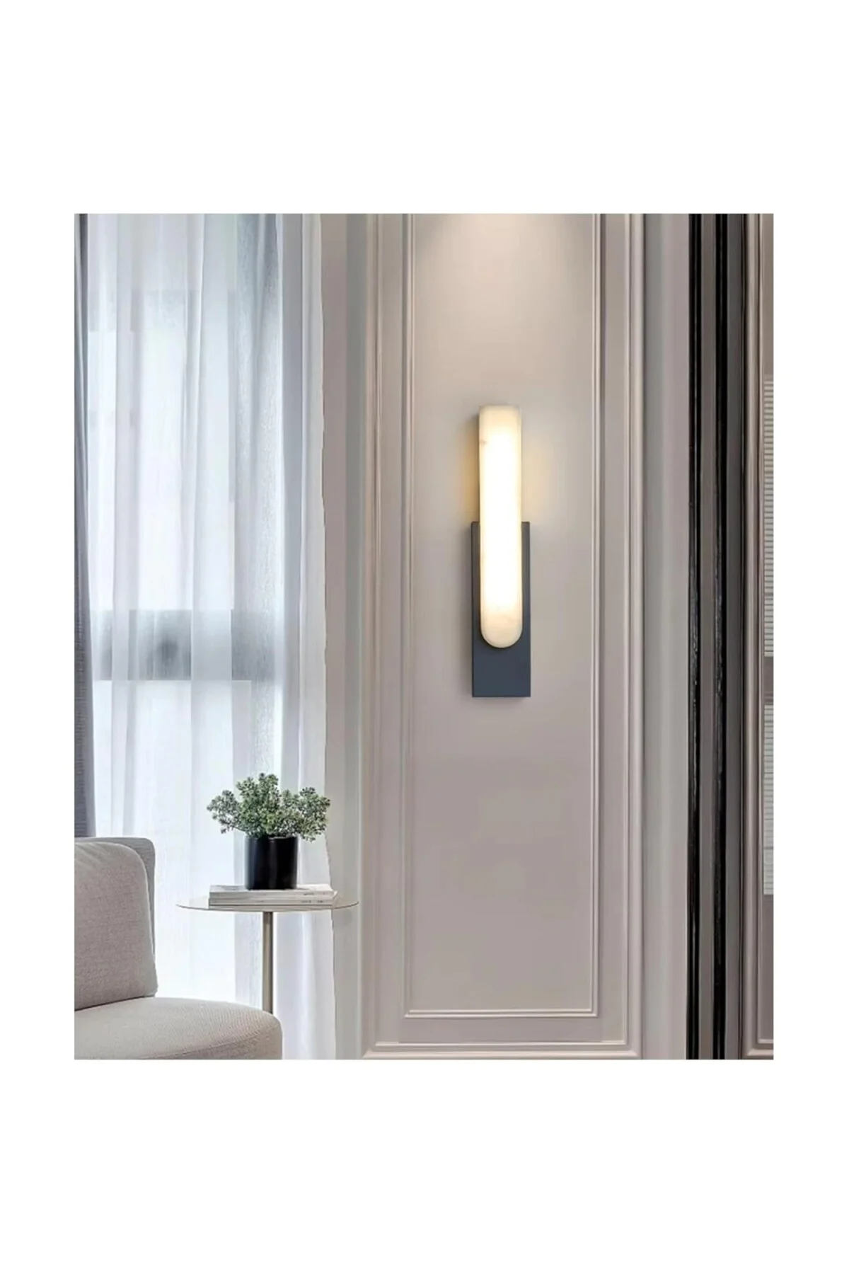 Dekoratif LED Aplik, Çift Yönlü, 10W, 3200K Gün Işığı, Siyah, Çif