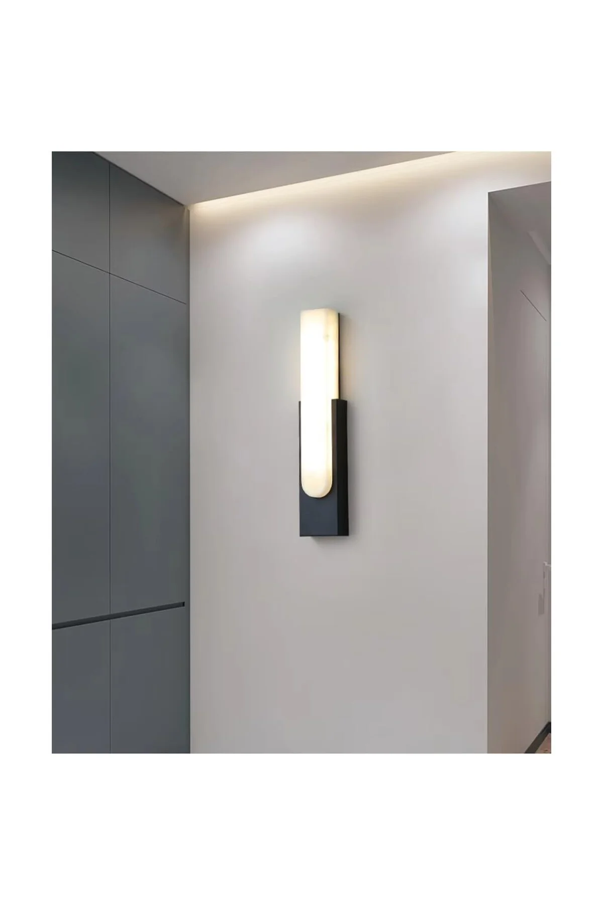 Dekoratif LED Aplik, Çift Yönlü, 10W, 3200K Gün Işığı, Siyah, Çif