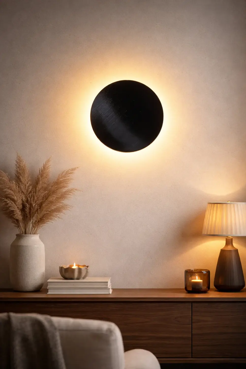 Dekoratif Led Duvar Aydınlatma Yuvarlak led Aplik