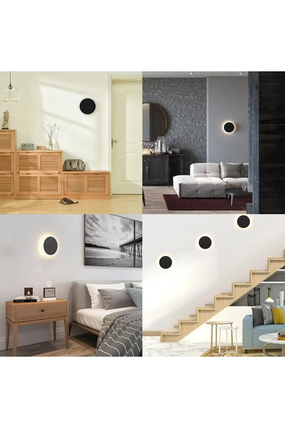 Dekoratif Led Duvar Aydınlatma Yuvarlak led Aplik