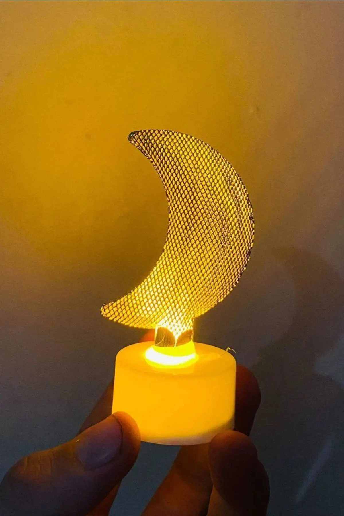 Lisinya Dekoratif Led Lamba Metal Kaliteli Hediyelik 2 Adet