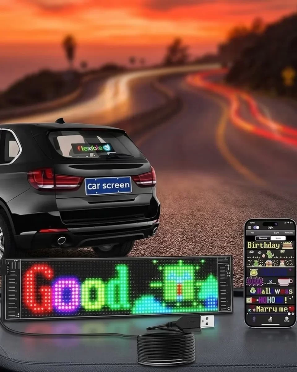 Dekoratif LED Yazı Paneli RGB Animasyonlu Uzaktan Kumandalı Ekran - Canlı Işık