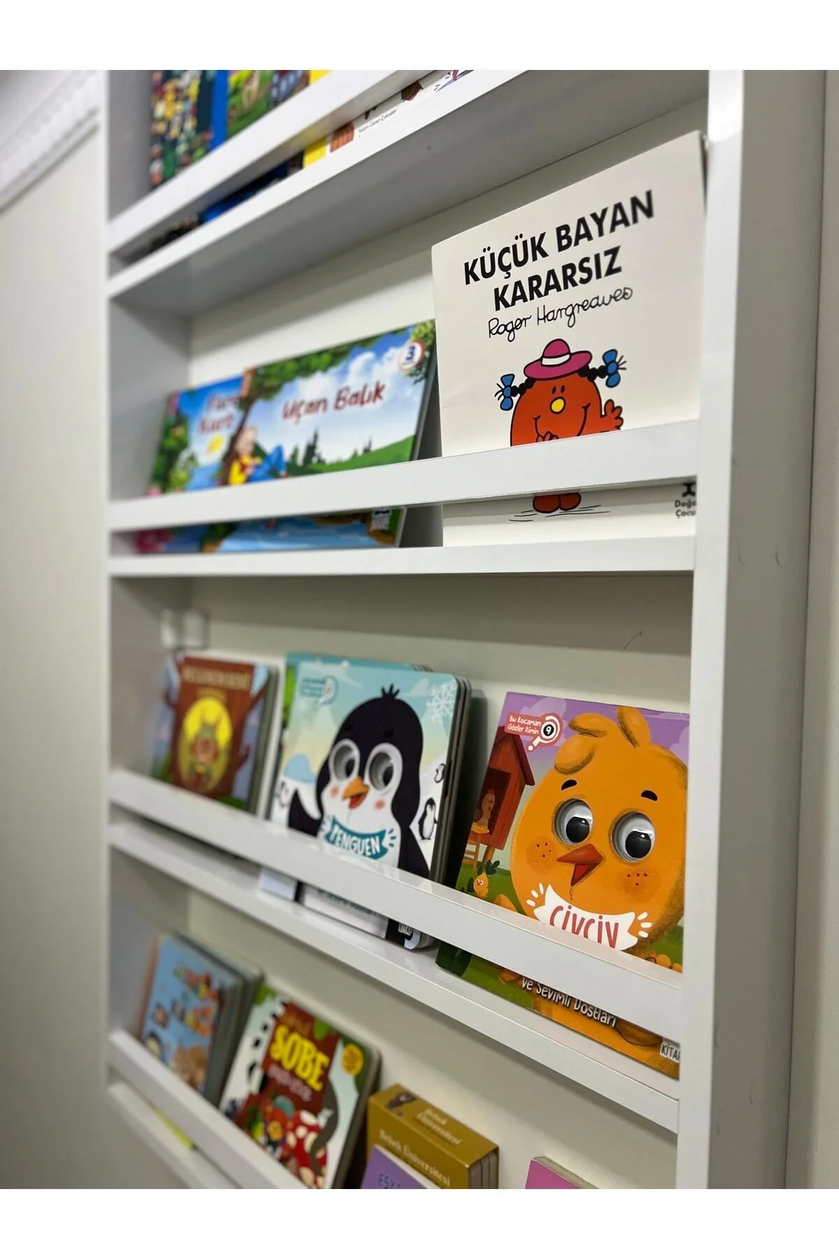 Dekoratif Mdf Duvar Rafı & Kitaplığı Montessori Çoçuk Kitaplığı
