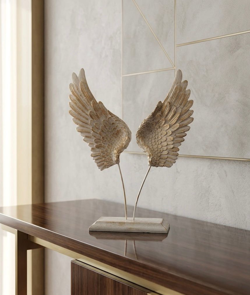 Dekoratif Melek Kanadı Biblo