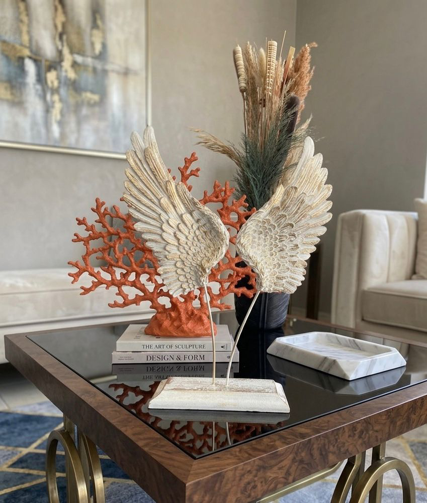 Dekoratif Melek Kanadı Biblo