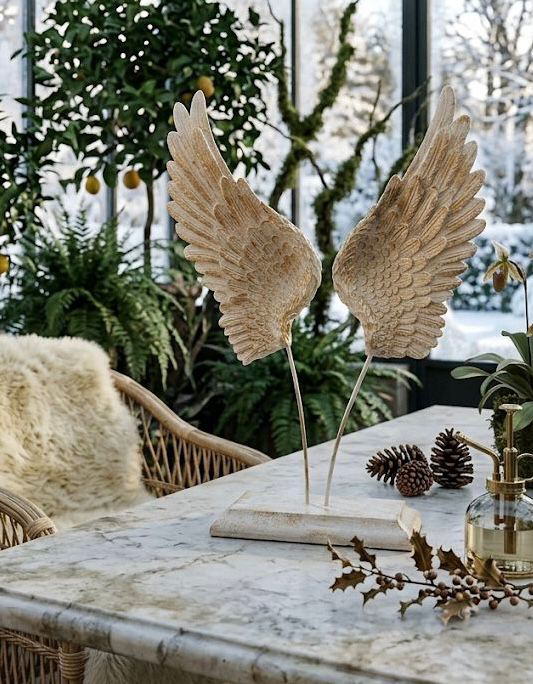 Dekoratif Melek Kanadı Biblo