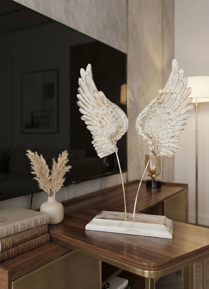 Dekoratif Melek Kanadı Biblo