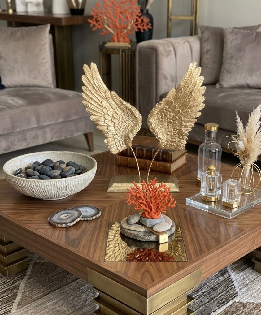 Dekoratif Melek Kanadı Biblo