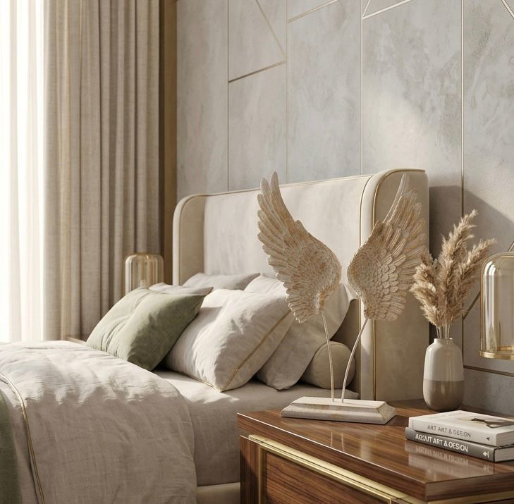 Dekoratif Melek Kanadı Biblo