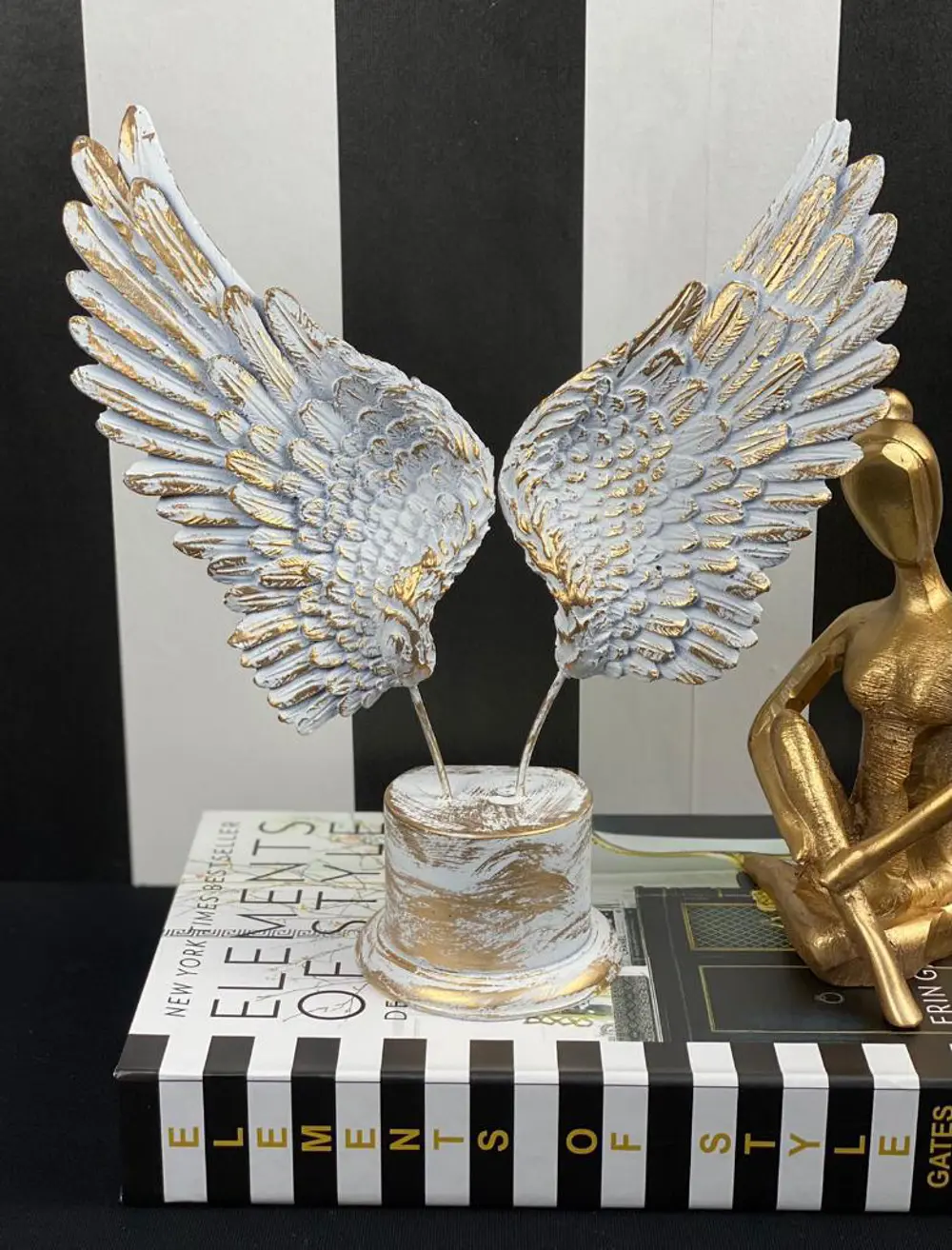 Dekoratif Melek Kanadı Biblo