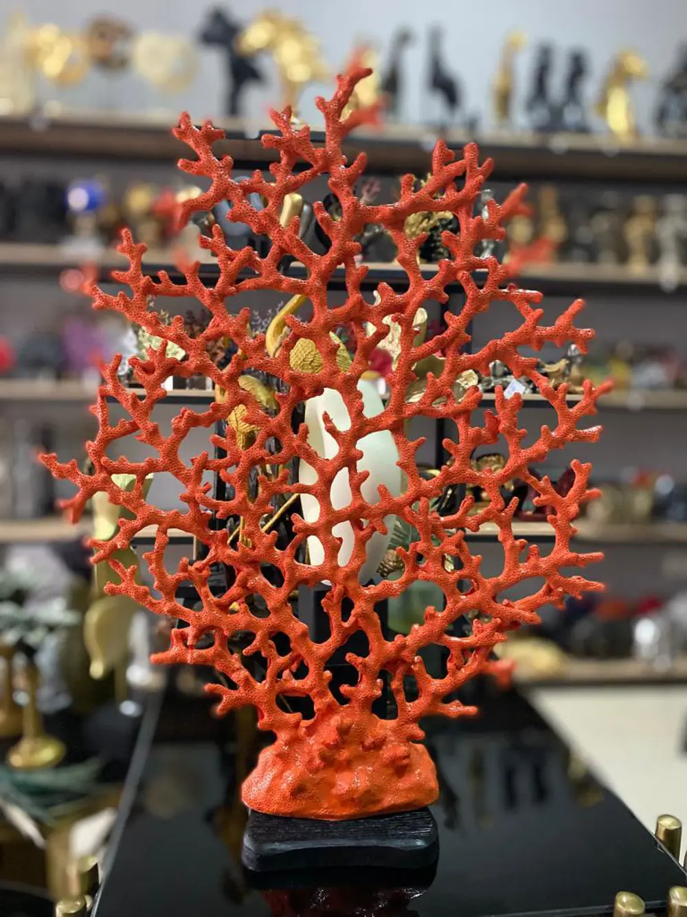 Dekoratif Mercan Biblo Hayat Ağacı Dal Mercan Heykel