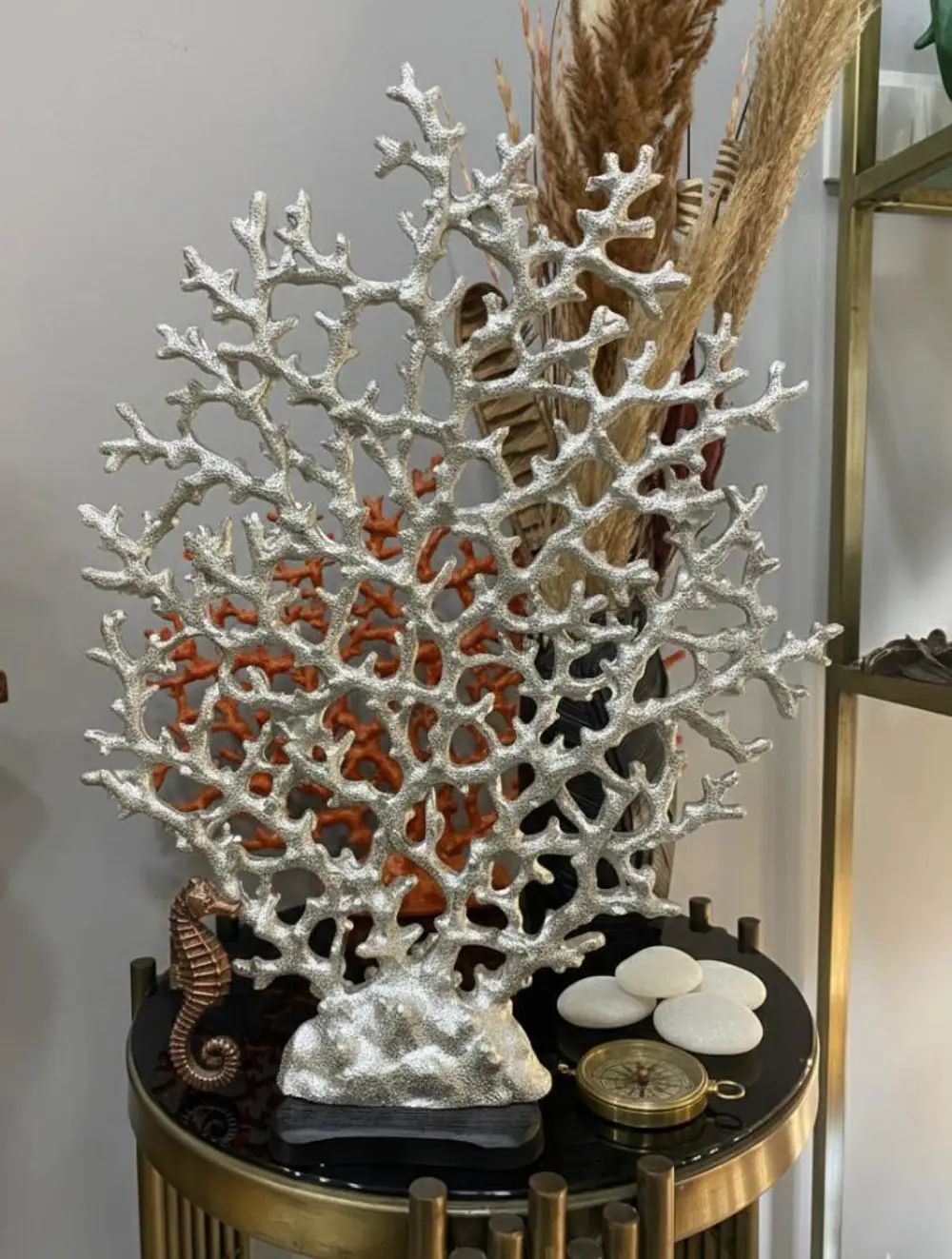 Dekoratif Mercan Biblo Hayat Ağacı Dal Mercan Heykel