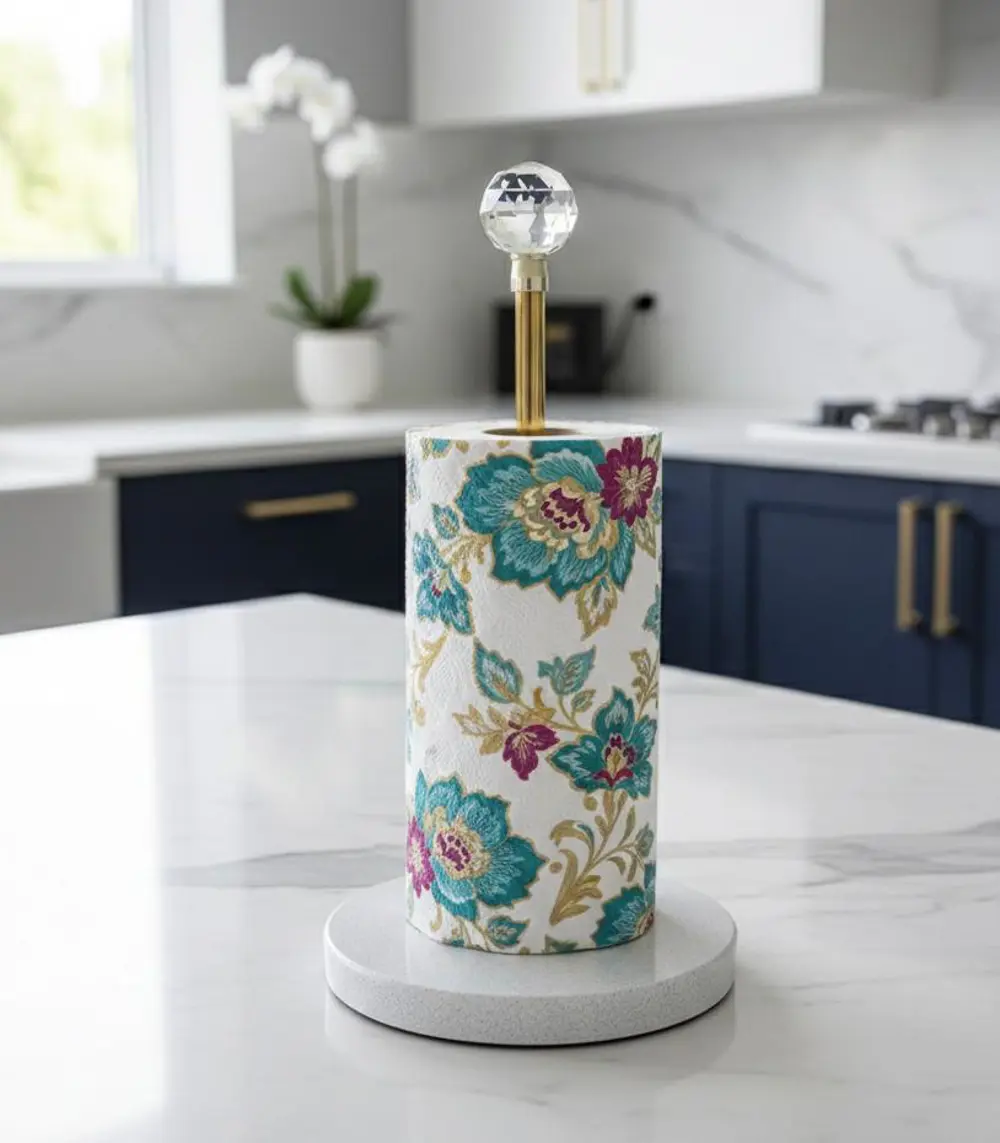 Dekoratif Mermer Tabanlı Kağıt Havluluk, Peçete Rulo Kağıt Havlu 