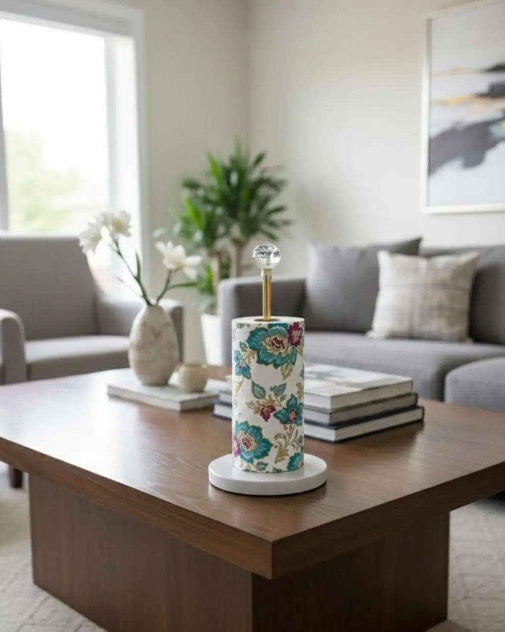 Dekoratif Mermer Tabanlı Kağıt Havluluk, Peçete Rulo Kağıt Havlu 