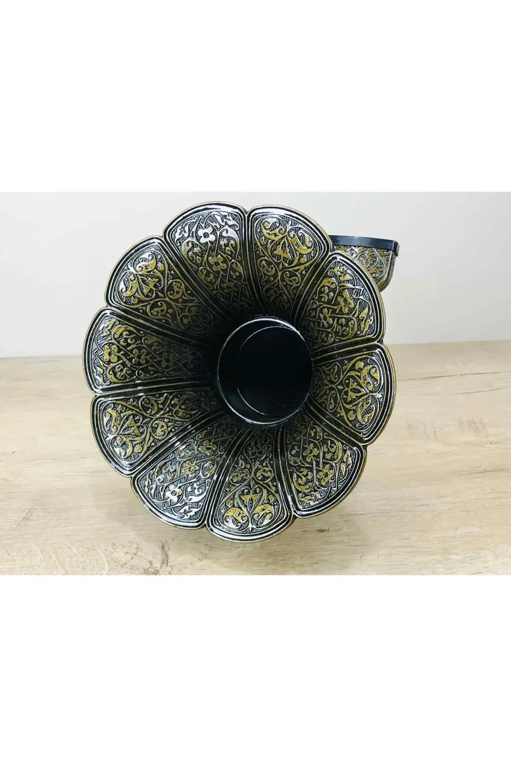 Dekoratif Metal Antik Pirinç Osmanlı Süslemeli Cep Telefonu Ses A