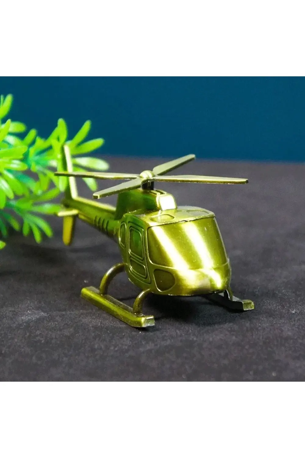 Dekoratif Metal Helikopter