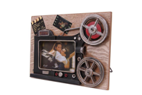 İhtiyaçavm Dekoratif Metal Çerçeve Sinema Temali Vintage Ev Ofis Hediyelik