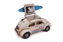 İhtiyaçavm Dekoratif Metal Araba Çerçeveli Kalemlik Hediyelik