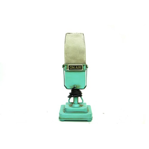 Dekoratif Metal Mikrofon Dekoratif Metal Mikrofon